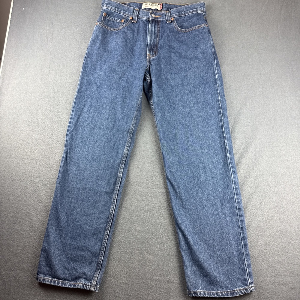 Levi 550 Jeans Men's 33x32 Blue Relaxed Fit Tapered Leg Y2K Workwear Loose Baggy